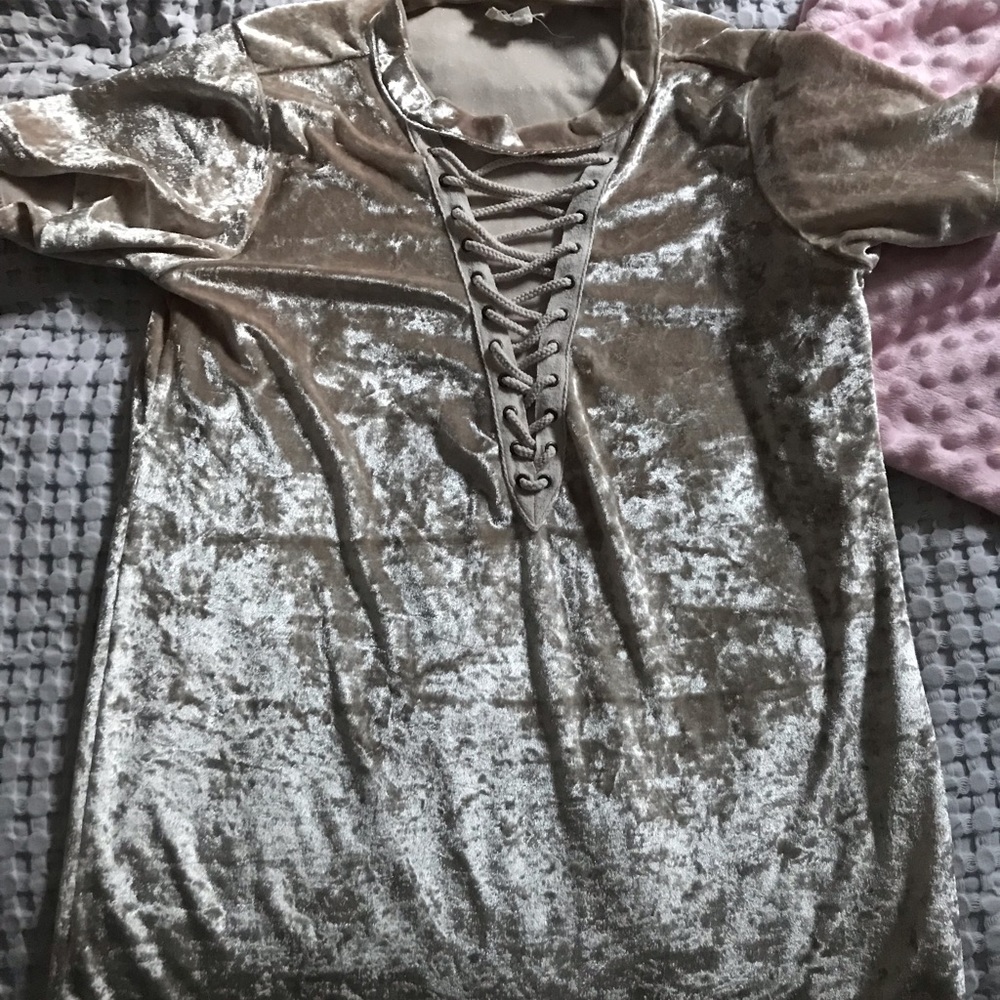 Velvet top